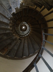 The Monument - looking up the staircase